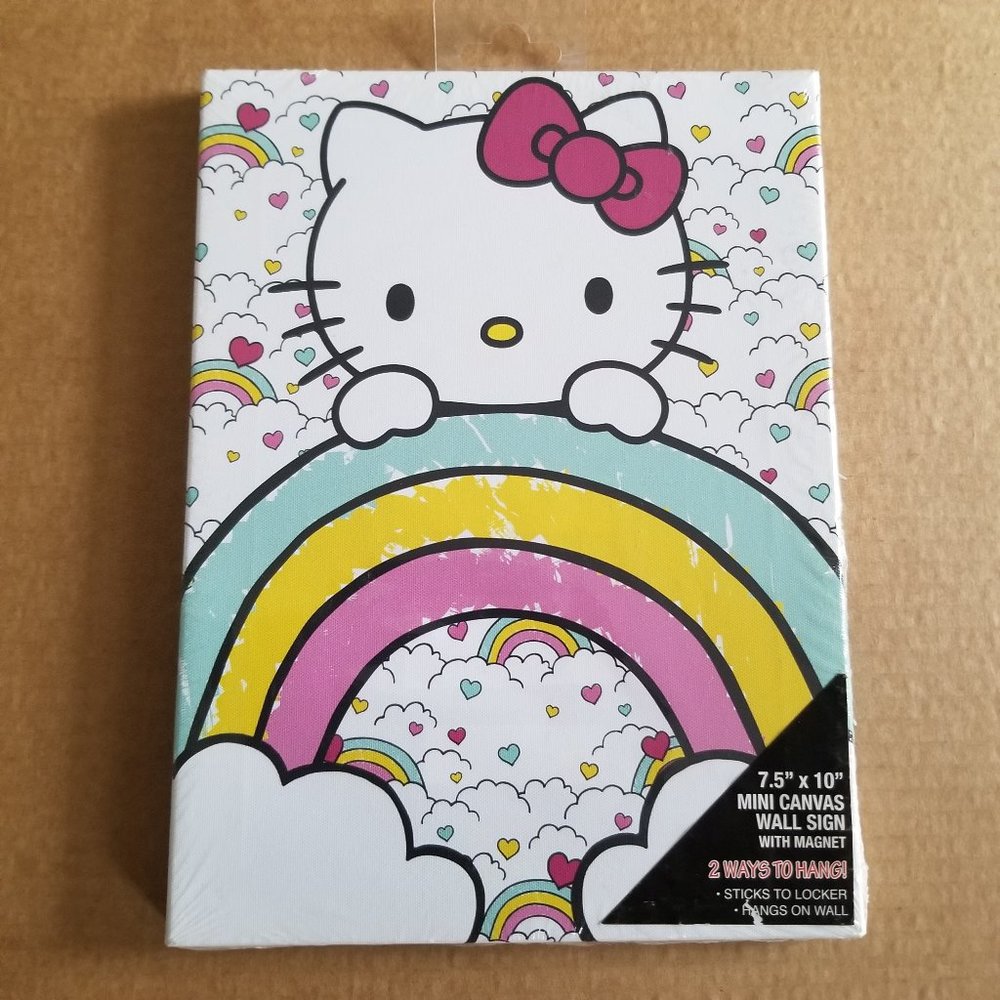 Hello Kitty 7.5" x 10" Canvas